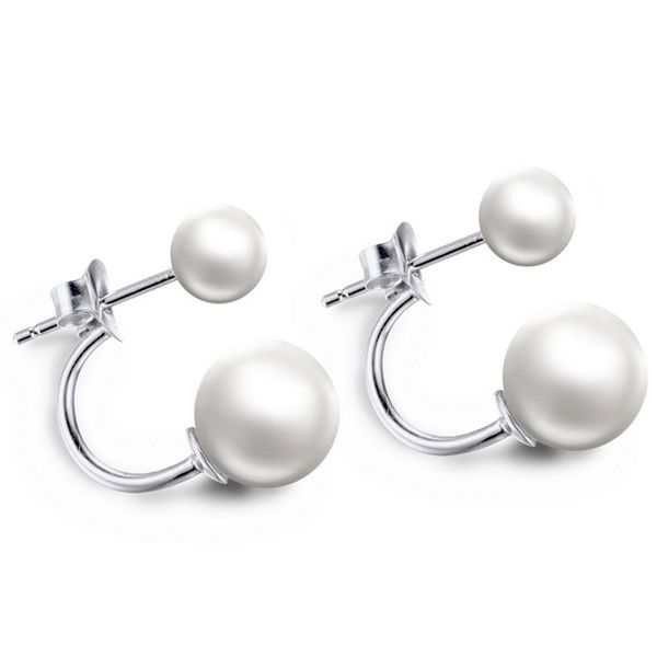 999 silver exquisite rear hanging dual-purpose earrings c-pearl earrings size double pearl jewelry for women, Golden;silver
999 silver exquisite rear hanging dual-purpose earrings c-pearl earrings size double pearl jewelry for women, Golden;silver