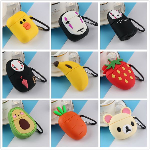3d bluetooth wireless earphone case for airpods 1 2 case silicone cute cartoon protective cover for apple air pods accessories
3d bluetooth wireless earphone case for airpods 1 2 case silicone cute cartoon protective cover for apple air pods accessories