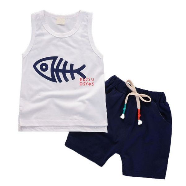 kids boys girls casual clothing 2pcs sets summer children baby printing vest shorts pants outfit sets new, White
kids boys girls casual clothing 2pcs sets summer children baby printing vest shorts pants outfit sets new, White