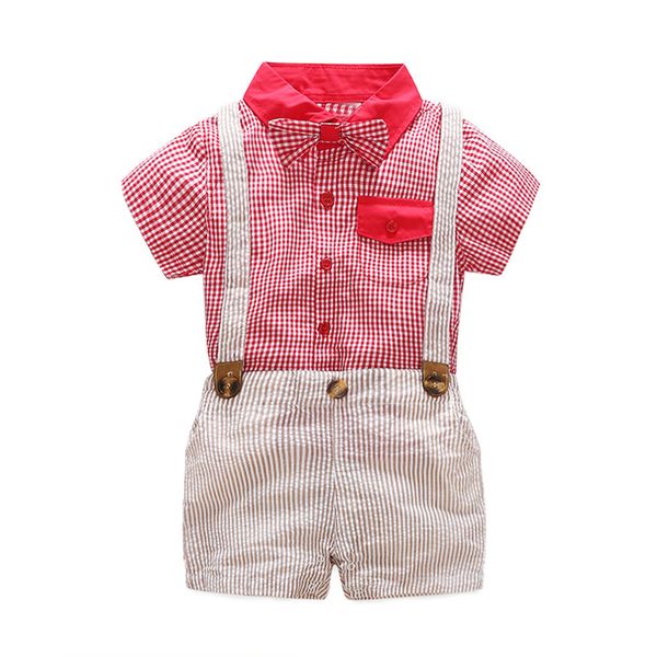 infant baby boy gentleman suit plaid bow tie shirt suspenders shorts outfit set erkek bebek giyim ubranka dla niemowlat 2019 new, White
infant baby boy gentleman suit plaid bow tie shirt suspenders shorts outfit set erkek bebek giyim ubranka dla niemowlat 2019 new, White