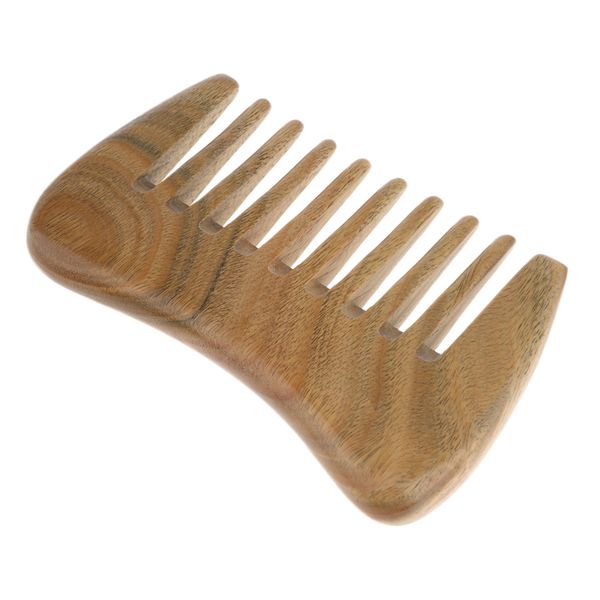 portable wooden hair care anti-static wide tooth comb , handcrafted from natural green sandalwood with refreshing aroma, Silver
portable wooden hair care anti-static wide tooth comb , handcrafted from natural green sandalwood with refreshing aroma, Silver