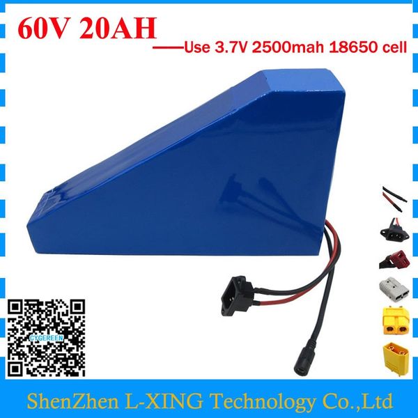 customs duty 1500w 60v 20ah triangle battery 60v lithium battery 20ah use 3.7v 2500mah cell with bag 30a bms
customs duty 1500w 60v 20ah triangle battery 60v lithium battery 20ah use 3.7v 2500mah cell with bag 30a bms