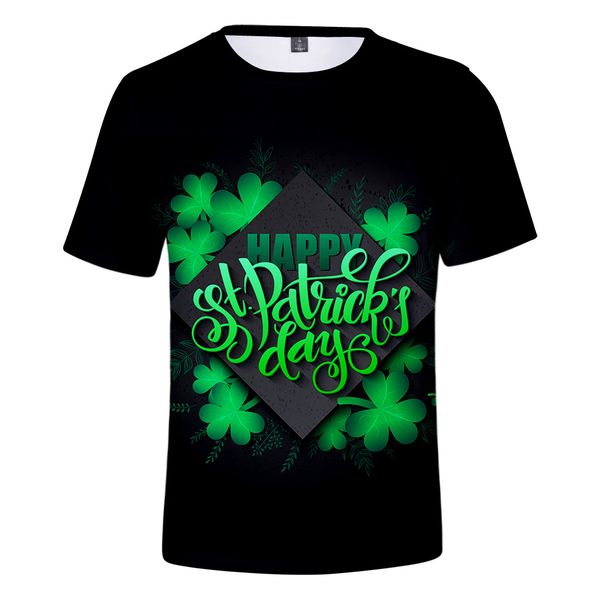 

Saint Patrick's Day 3D Printed Mens Womens Designer Tshirts Summer Male Female Casual Short Sleeved Tops Crew Neck Tees