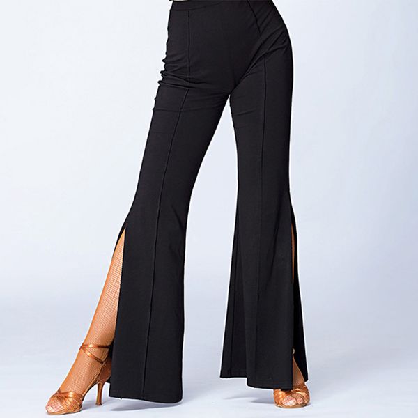 latin dance pants women black split high waist modal trousers ladies dancing clothes professional samba tango clothing dnv11459, Black;red
latin dance pants women black split high waist modal trousers ladies dancing clothes professional samba tango clothing dnv11459, Black;red