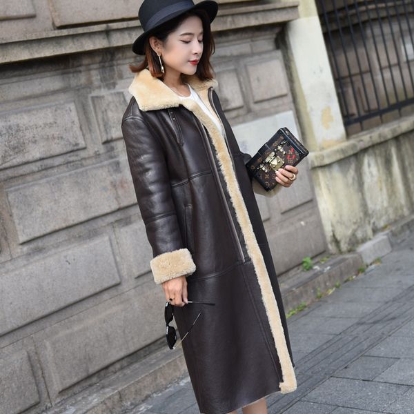 ayunsue real fur coat women winter shearling jacket long merino sheep fur coats and jackets women genuine leather ll0029 kj3132, Black
ayunsue real fur coat women winter shearling jacket long merino sheep fur coats and jackets women genuine leather ll0029 kj3132, Black