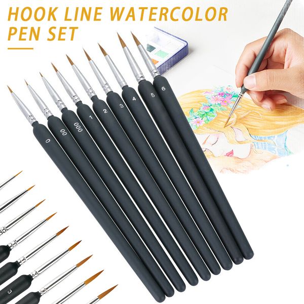 new 9pcs/set miniature paint brush set fine detail art oil painting watercolor brush set dom668
new 9pcs/set miniature paint brush set fine detail art oil painting watercolor brush set dom668