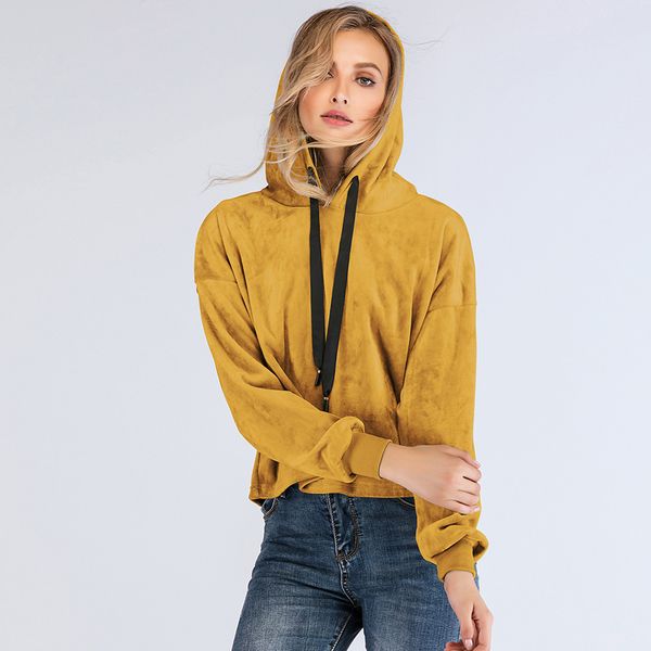 2019 autumn winter women yellow plus size hoodies sweatshirt loose long sleeve drawstring sweatshirt hooded pullover hoodie, Black
2019 autumn winter women yellow plus size hoodies sweatshirt loose long sleeve drawstring sweatshirt hooded pullover hoodie, Black