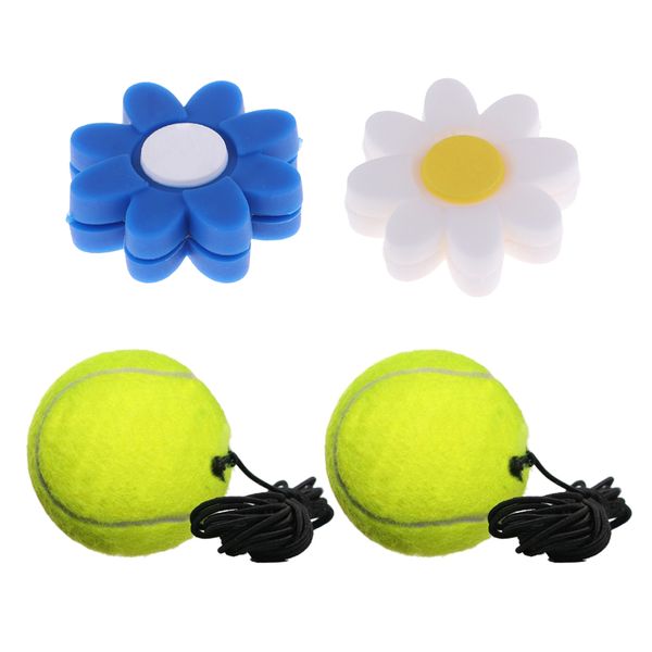 rubber tennis trainer single training ball on string racket shock absorbers
rubber tennis trainer single training ball on string racket shock absorbers