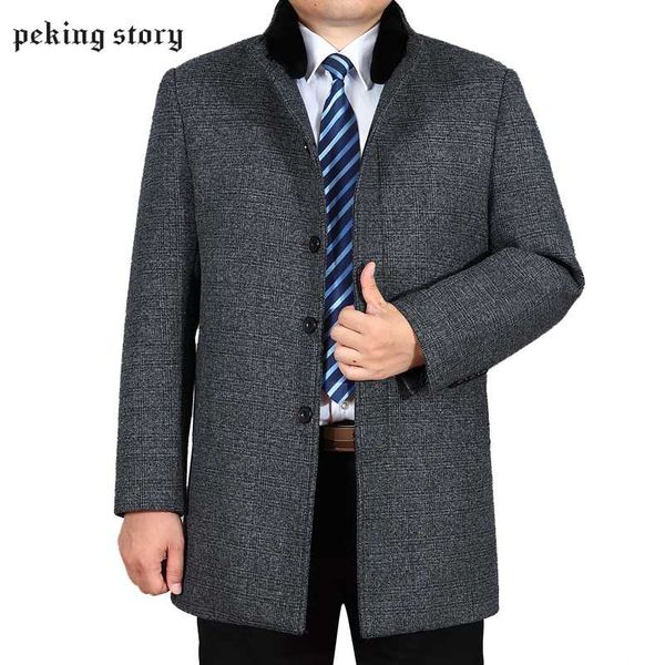 peking story male high-quality jackets men winter casual style wool coats men's 50% off wool overcoat large size 3xl 4xl, Black
peking story male high-quality jackets men winter casual style wool coats men's 50% off wool overcoat large size 3xl 4xl, Black