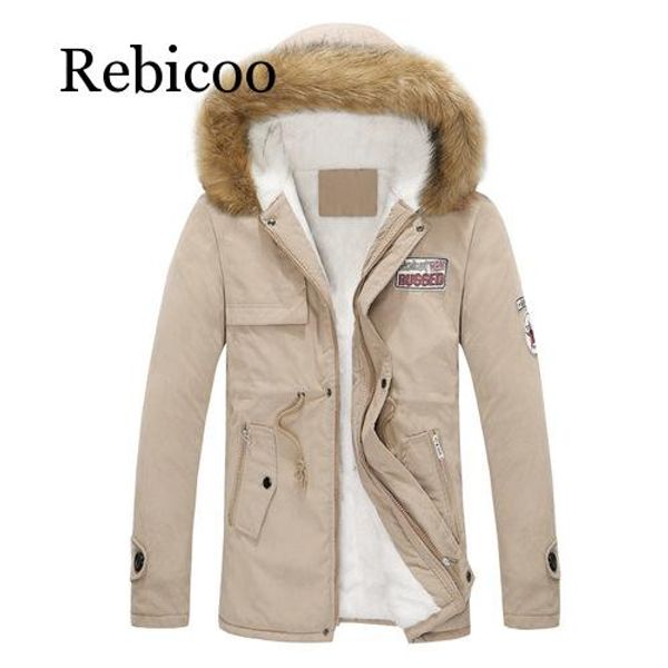 2019 winter men's jacket fur hat men's coat jacket windbreaker coat s-4xl, Tan;black
2019 winter men's jacket fur hat men's coat jacket windbreaker coat s-4xl, Tan;black