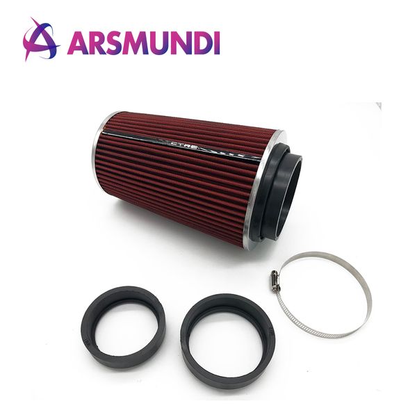 

car high flow automobiles filters air filter air intake universal 76mm 90mm 100mm intake high power