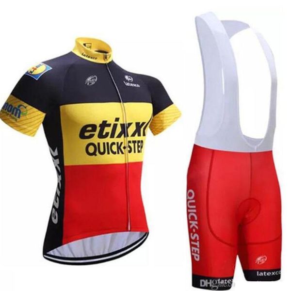 2020 8 colors pro cycling wear team etixx cycling jersey bib shorts set ropa ciclismo men summer breathable cycling clothing maillot, Black;blue
2020 8 colors pro cycling wear team etixx cycling jersey bib shorts set ropa ciclismo men summer breathable cycling clothing maillot, Black;blue