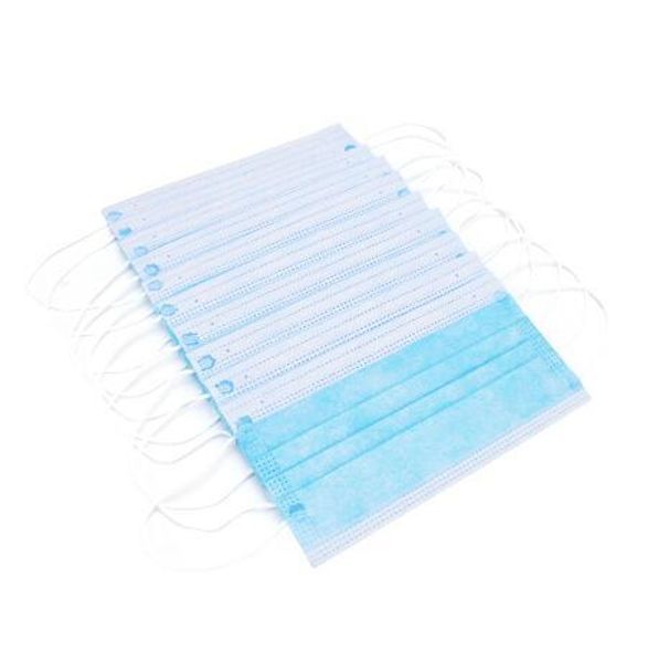 dhl disposable mask 3 layers dustproof face mask facial protective cover masks set anti-dust mask large in stock 1000pcs