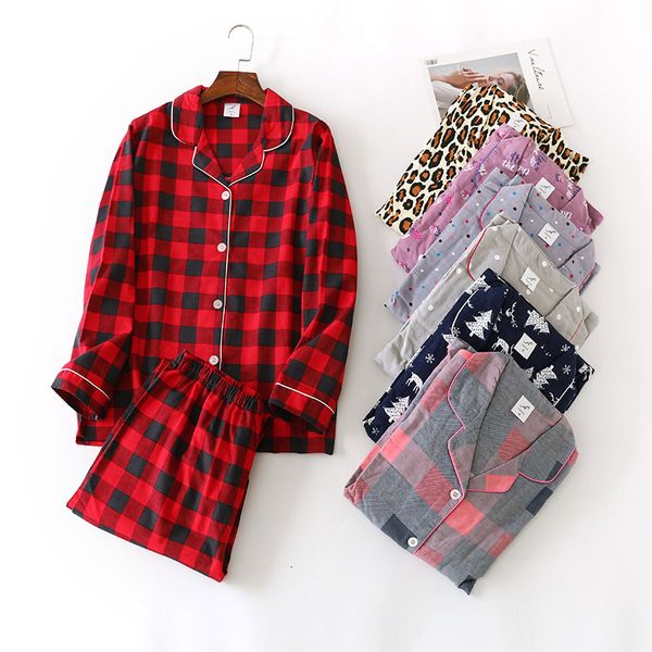women autumn&winter pure cotton pajama suit long sleeve lovely casual plaid korean loose cartoon home suit plus size pajamas set, Black;red
women autumn&winter pure cotton pajama suit long sleeve lovely casual plaid korean loose cartoon home suit plus size pajamas set, Black;red