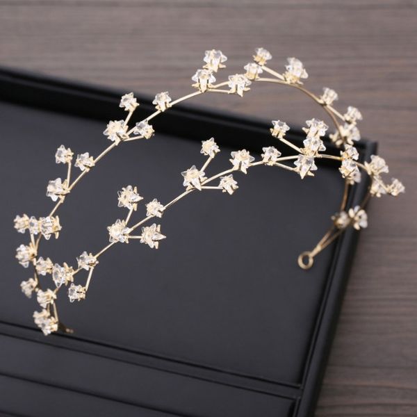 women star crystal 2 layers hairbands bride tiaras and crowns rhinestone wedding hair accessories bridal headband tiara de noiva, Golden;white
women star crystal 2 layers hairbands bride tiaras and crowns rhinestone wedding hair accessories bridal headband tiara de noiva, Golden;white