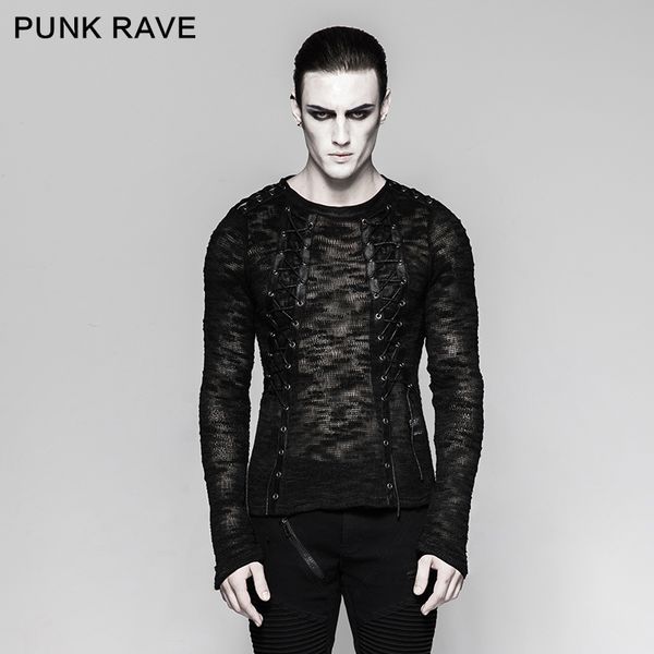 punk rave men's sweater hollow-out strappy sweater gothic punk black streetwear hip hop rock long sleeve shirt, White;black
punk rave men's sweater hollow-out strappy sweater gothic punk black streetwear hip hop rock long sleeve shirt, White;black