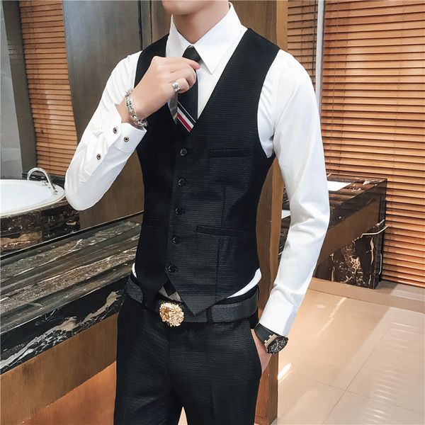 vest men + pants, business casual mens waistcoat vests slim fit men vest s m xl xxl xxxl, Black;white
vest men + pants, business casual mens waistcoat vests slim fit men vest s m xl xxl xxxl, Black;white