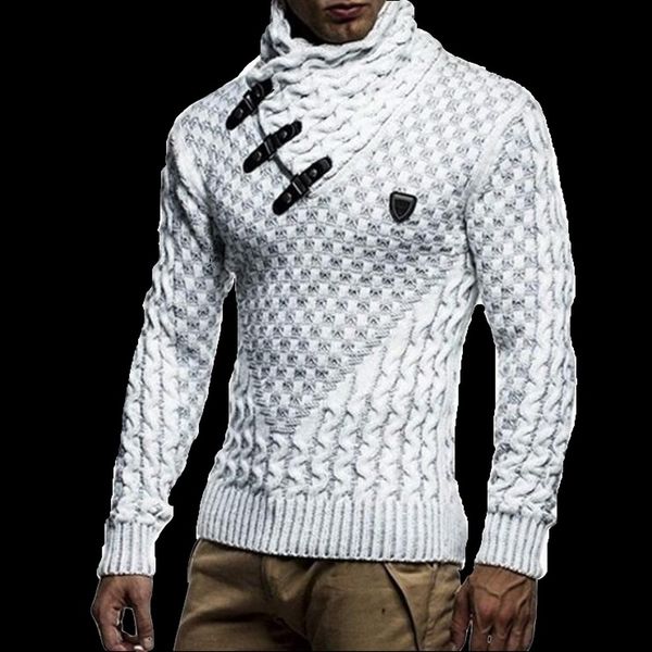 2019 men sweaters warm hedging turtleneck pullover sweater man casual knitwear slim winter sweater male pullovers, White;black
2019 men sweaters warm hedging turtleneck pullover sweater man casual knitwear slim winter sweater male pullovers, White;black