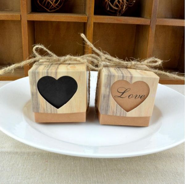 15pcs/lot romantic heart candy box for wedding decoration vintage kraft paper wedding box favors and gift with rope
15pcs/lot romantic heart candy box for wedding decoration vintage kraft paper wedding box favors and gift with rope