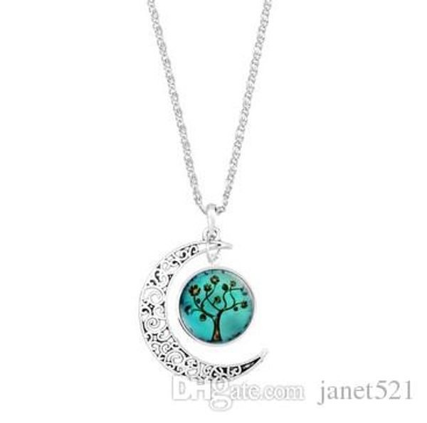 the tree of life necklaces for girls/ladies glass silver plated moon pendant necklaces gift idea woman chokers, Golden;silver
the tree of life necklaces for girls/ladies glass silver plated moon pendant necklaces gift idea woman chokers, Golden;silver