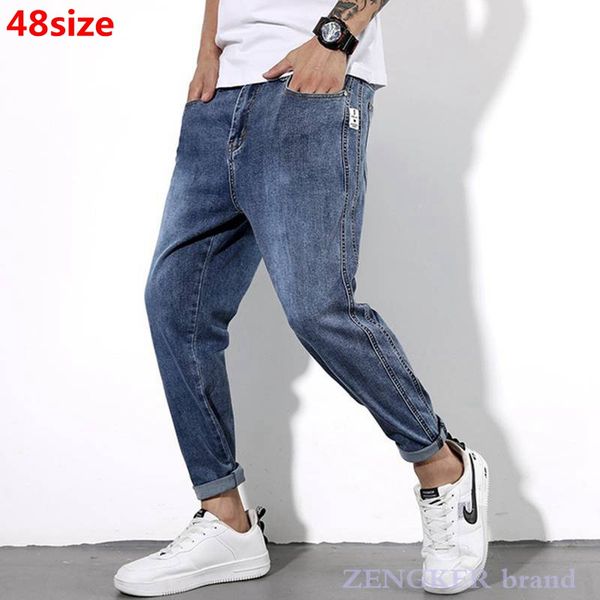 men's jeans spring large blue fashion size loose plus ankle-length pants men 44 46 48 42
men's jeans spring large blue fashion size loose plus ankle-length pants men 44 46 48 42