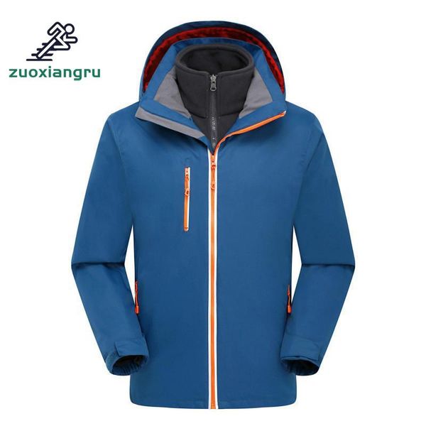 zuoxiangru new men's winter soft shell hiking jackets outdoor sport hoodied camping trekking ski waterproof inside coats, Blue;black
zuoxiangru new men's winter soft shell hiking jackets outdoor sport hoodied camping trekking ski waterproof inside coats, Blue;black