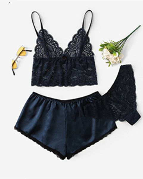 bra set army green floral lace cami lingerie set burgundy women bra and brief wireless underwear bra set, Red;black
bra set army green floral lace cami lingerie set burgundy women bra and brief wireless underwear bra set, Red;black