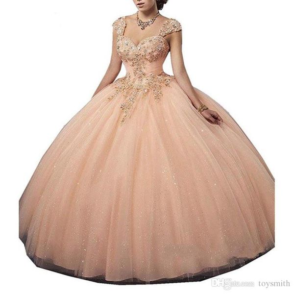 luxurious peach crystals ball gown quinceanera dresses 2019 sweetheart straps tulle vestidos de 15 anos sparkling sweet 16 dress, Blue;red
luxurious peach crystals ball gown quinceanera dresses 2019 sweetheart straps tulle vestidos de 15 anos sparkling sweet 16 dress, Blue;red