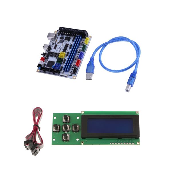 3d printer controller mainboard ramps1.4 control board +2004 lcd smart display screen
3d printer controller mainboard ramps1.4 control board +2004 lcd smart display screen