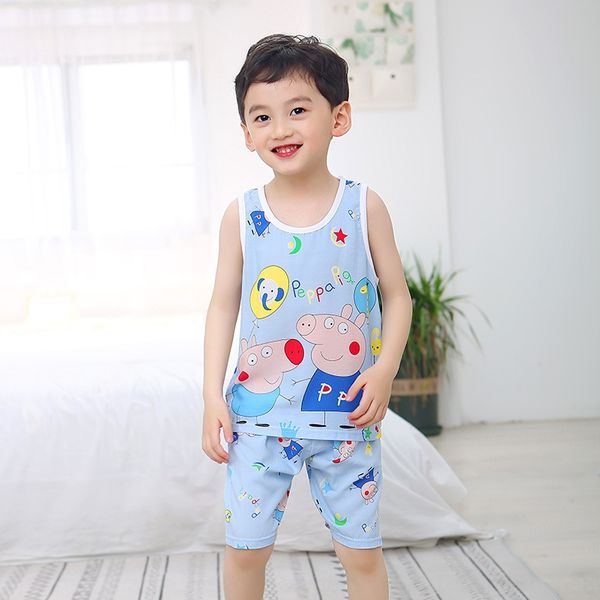 crgyi cool whale 2020 clothes vest home clothing children's vest suit cotton sleeveless pajamas small and medium men's and women&#, Blue
crgyi cool whale 2020 clothes vest home clothing children's vest suit cotton sleeveless pajamas small and medium men's and women&#, Blue