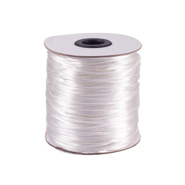 elite 1 roll 100 yards 2mm rattail satin nylon trim cord chinese knot kumihimo string white, White;red
elite 1 roll 100 yards 2mm rattail satin nylon trim cord chinese knot kumihimo string white, White;red