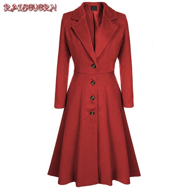 raisevern women elegant blends warm blends long winter coat turn-down collar single breasted coats women office work swing blend y190926, Black
raisevern women elegant blends warm blends long winter coat turn-down collar single breasted coats women office work swing blend y190926, Black