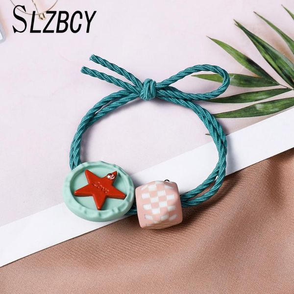 new simple acrylic star badge round hair ties gift for girls scrunchies ponytail hair accessories elastic rubber band, Slivery;white
new simple acrylic star badge round hair ties gift for girls scrunchies ponytail hair accessories elastic rubber band, Slivery;white