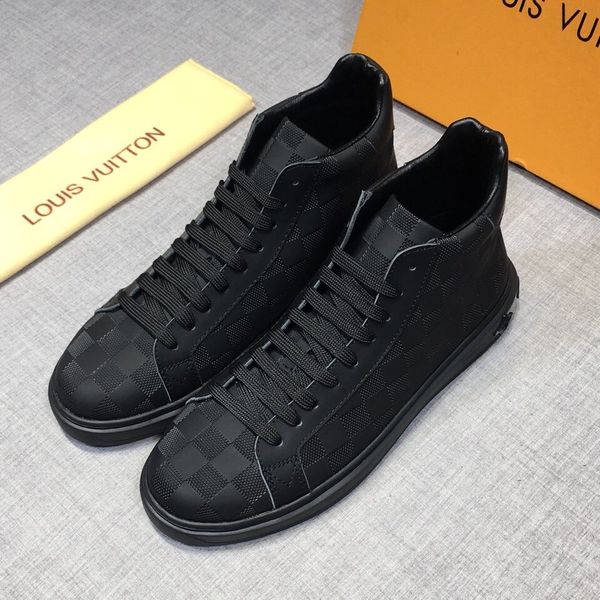 2020 fashion luxury design men's thick-bottom high-shoes cow frosted leather shoes fashion sneakers men's casual party shoes size, Black
2020 fashion luxury design men's thick-bottom high-shoes cow frosted leather shoes fashion sneakers men's casual party shoes size, Black