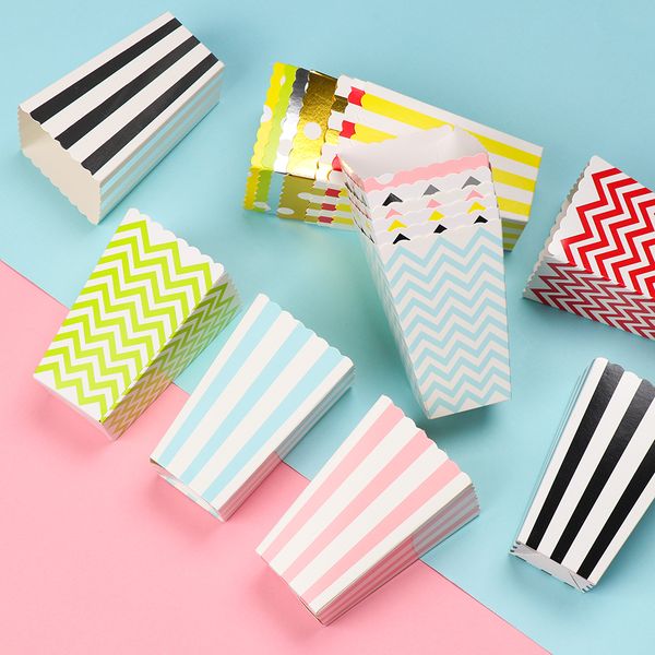 2019 new arrival 12pcs rose gold colorful popcorn boxes bags kids party treat boxes wedding birthday decor movie supplies
2019 new arrival 12pcs rose gold colorful popcorn boxes bags kids party treat boxes wedding birthday decor movie supplies