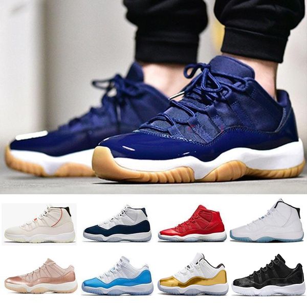 with box 11 11s men basketball shoes high women bred varsity red velvet navy blue white black grey sports space jam j11 sneaker 
with box 11 11s men basketball shoes high women bred varsity red velvet navy blue white black grey sports space jam j11 sneaker