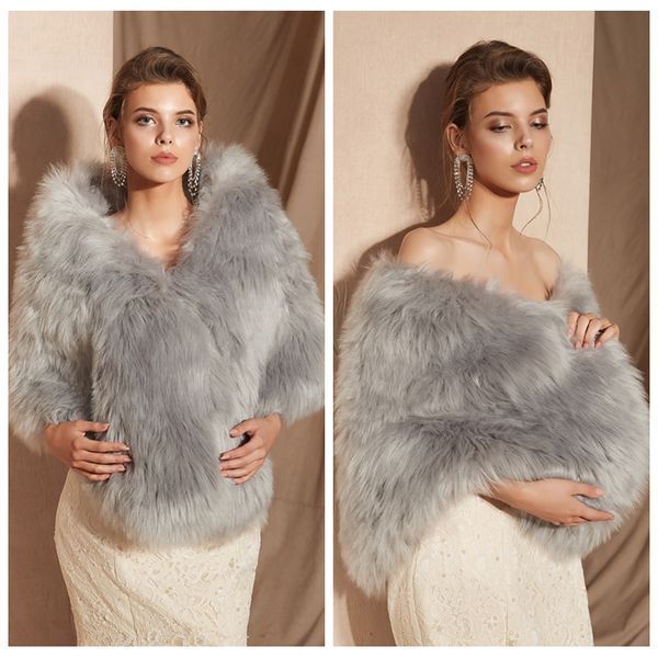 pj18103 изысканный серый мех шаль luxury winter fur wrap шаль женщин шеи грелка пальто куртки меховой воротник аксессуары shrug cape, White
pj18103 изысканный серый мех шаль luxury winter fur wrap шаль женщин шеи грелка пальто куртки меховой воротник аксессуары shrug cape, White