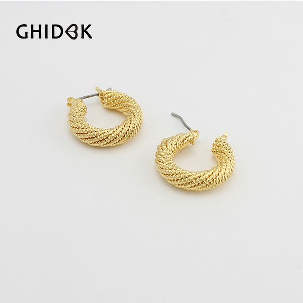 charm ghidbk 21mm gold silver color small twisted hoops earrings for women simple metal round hoop minimalist thick, Golden
charm ghidbk 21mm gold silver color small twisted hoops earrings for women simple metal round hoop minimalist thick, Golden