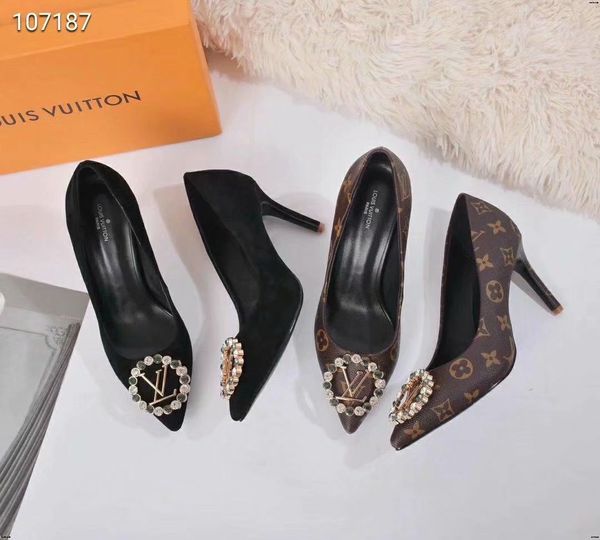 19ss women shoe purple shoes heel woman flock high heels women pumps ladies office shoes pointed toe summer heels, Black
19ss women shoe purple shoes heel woman flock high heels women pumps ladies office shoes pointed toe summer heels, Black
