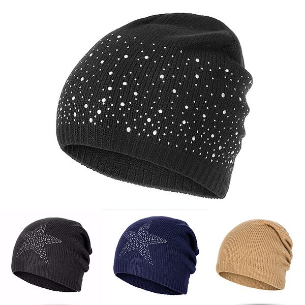 canchange 2019 fashion rhinestone glitter hats women knitted hat female cotton soft cap girls skullies beanies winter autumn hat, Blue;gray
canchange 2019 fashion rhinestone glitter hats women knitted hat female cotton soft cap girls skullies beanies winter autumn hat, Blue;gray