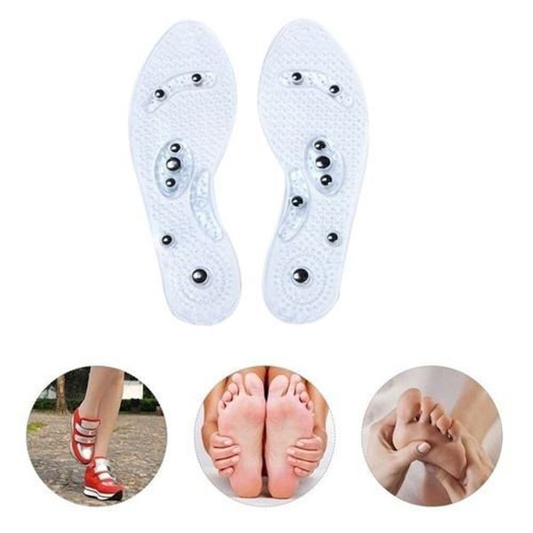 1 pair women men silicone insole magnetic therapy anti fatigue health care massage insoles shoes woman dropshipping wholesale, Black
1 pair women men silicone insole magnetic therapy anti fatigue health care massage insoles shoes woman dropshipping wholesale, Black
