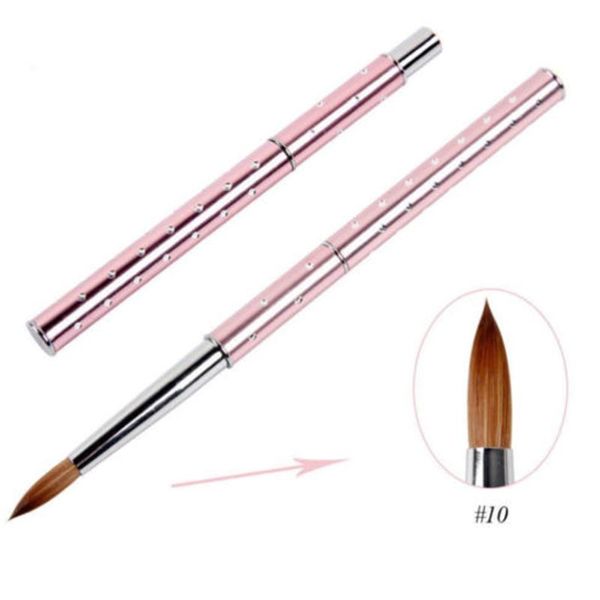 1pc nail art brush pens nail brushes with diamond kolinsky uv gel polish painting drawing brushes manicure tools 8# 10#, Yellow
1pc nail art brush pens nail brushes with diamond kolinsky uv gel polish painting drawing brushes manicure tools 8# 10#, Yellow