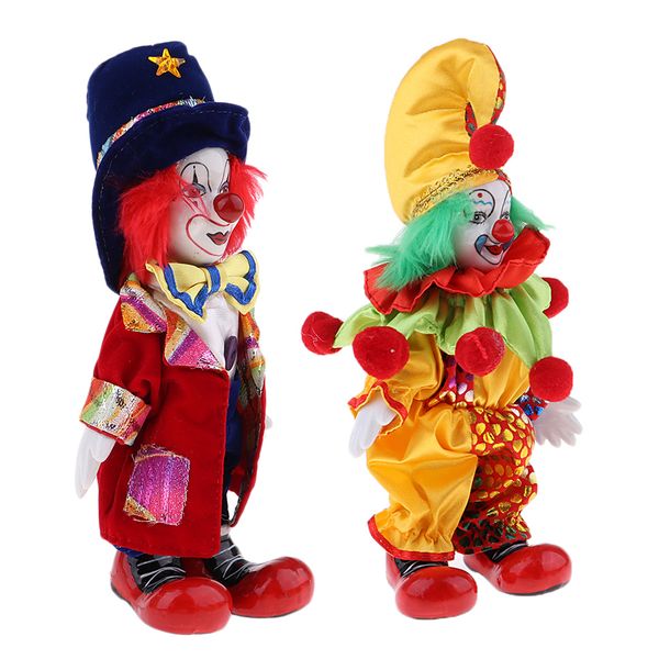7inch funny clown porcelain joker doll 2pcs, valentin gift for him or girlfriend, halloween decoration home table desk ornaments
7inch funny clown porcelain joker doll 2pcs, valentin gift for him or girlfriend, halloween decoration home table desk ornaments