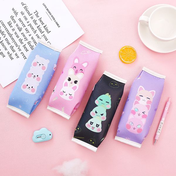 cartoon animal school pencil case for girls cute pen bag box stationery pouch organizer school supplies zakka
cartoon animal school pencil case for girls cute pen bag box stationery pouch organizer school supplies zakka