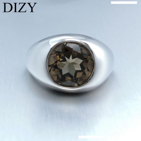 dizy round 3.5ct natural smoky quartz ring 925 sterling silver gemstone ring for women gift wedding engagement jewelry, Golden;silver
dizy round 3.5ct natural smoky quartz ring 925 sterling silver gemstone ring for women gift wedding engagement jewelry, Golden;silver