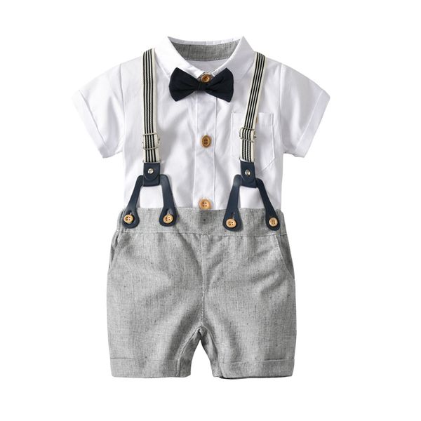 new cotton toddler boy clothes breathable baby outfits bow-tie kids clothes sets elastic waist suspender pants outfits, White
new cotton toddler boy clothes breathable baby outfits bow-tie kids clothes sets elastic waist suspender pants outfits, White