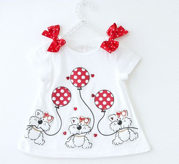 summer girl t shirt cute cartoon puppy bow tie shirt cotton girls clothes long t baby girl toddler tshirt, Blue
summer girl t shirt cute cartoon puppy bow tie shirt cotton girls clothes long t baby girl toddler tshirt, Blue