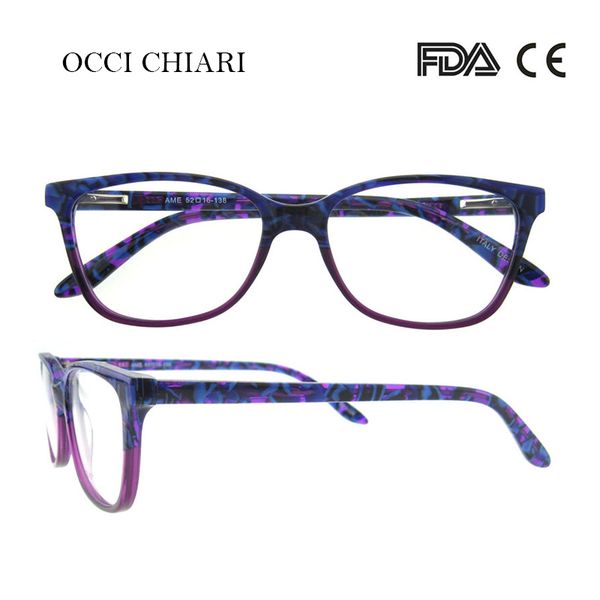 occi chiari hand made for women brand designer prescription nerd lens medical optical glasses frame purple w-ceriati, Black
occi chiari hand made for women brand designer prescription nerd lens medical optical glasses frame purple w-ceriati, Black