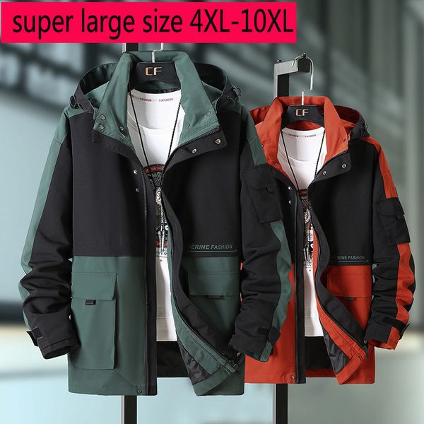 new spring autumn trend men casual youth clothes hooded long windbreaker jacket plus size 4xl5xl6xl7xl8xl9xl10xl, Tan;black
new spring autumn trend men casual youth clothes hooded long windbreaker jacket plus size 4xl5xl6xl7xl8xl9xl10xl, Tan;black