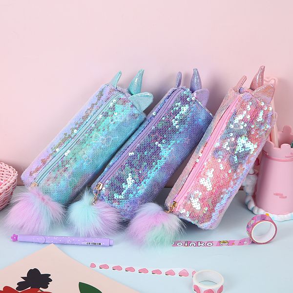 unicorn sequins pencil case preppy cute girls makeup bags cosmetic case school student writing bag drop shipping
unicorn sequins pencil case preppy cute girls makeup bags cosmetic case school student writing bag drop shipping